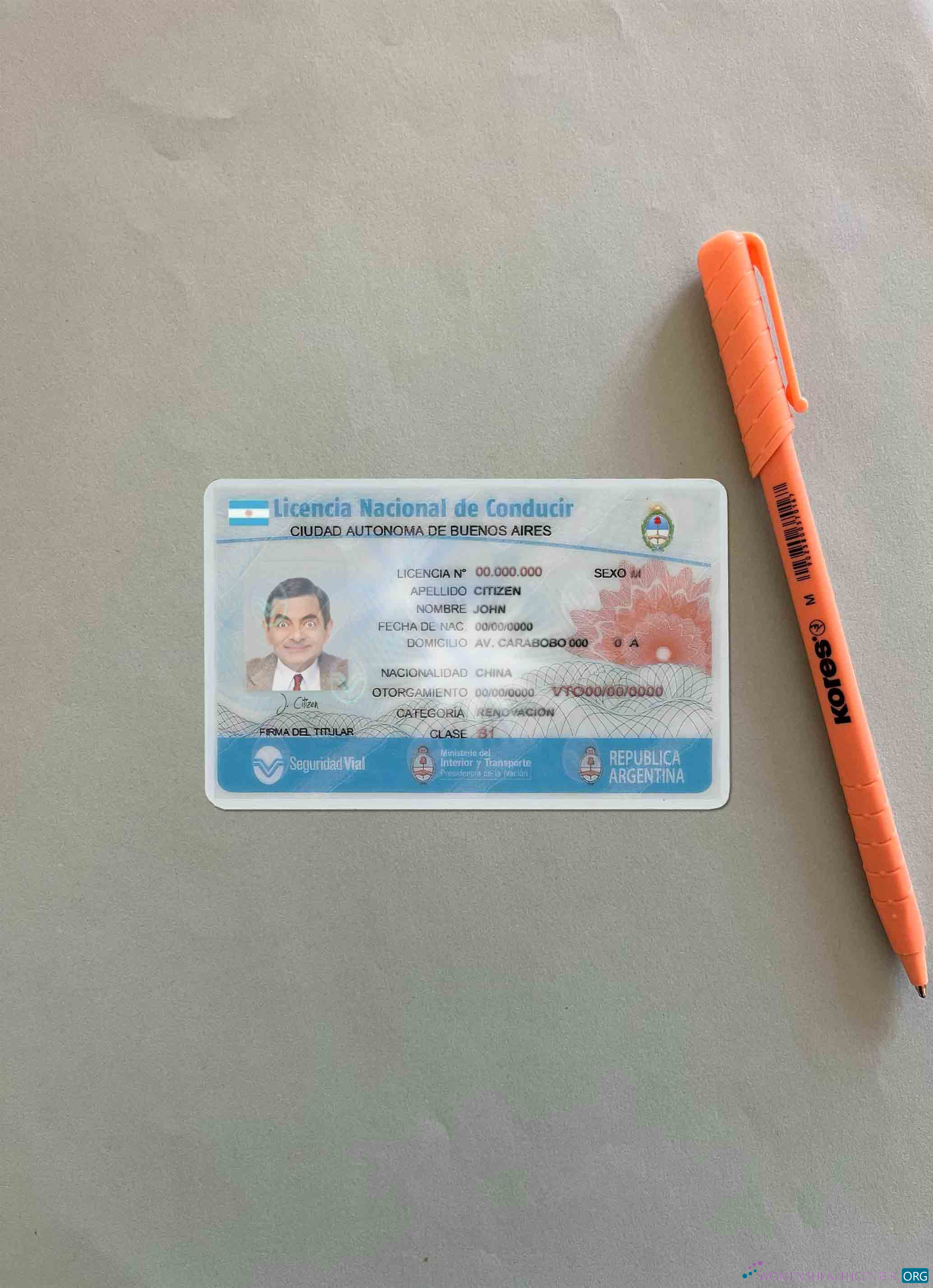 Download Argentina Buenos Aires DL photolook FRONT Photoshop template